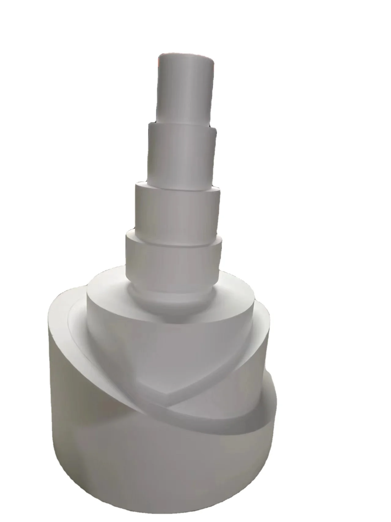 Customized Large Size Artificial Dummy Cream Cake Fashionable Wedding Cake Display Sample Plastic Mold for Party Baking