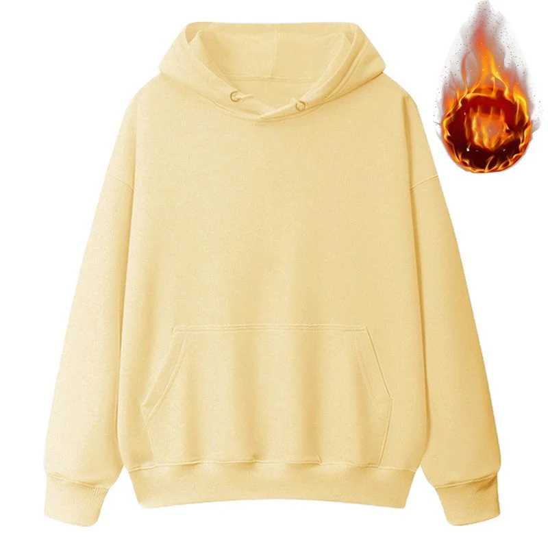 2026 Women Minimalist Long‑Sleeve Hooded Pullover Hoodie Versatile Commuter Everyday Walking Casual Sweatshirt Top