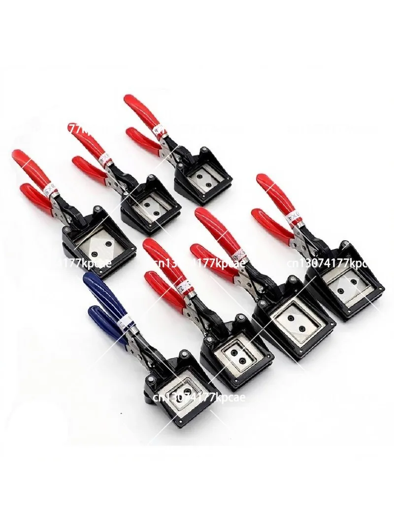 35x45mm ID Photo Punch Keyring Picture Die Cutter Handheld Photography Passport Plier Cutting Tool