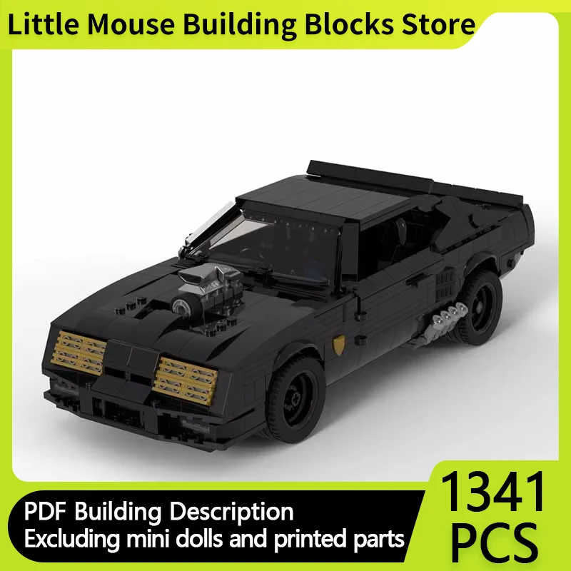 Speed Champion Model MOC Building Bricks 8-Cylinder Irritable Sports Car Modular Technology Gift Holiday Assemble Child Toy Suit