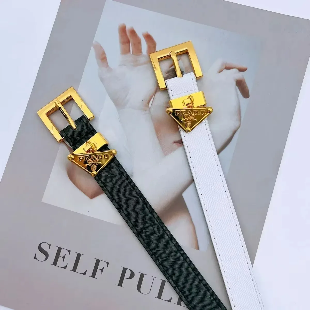 2025 Luxury Brand Design Leather Metal Buckle High Quality Fashion Stylish All-match Casual Decoration Waist band Belt Strap