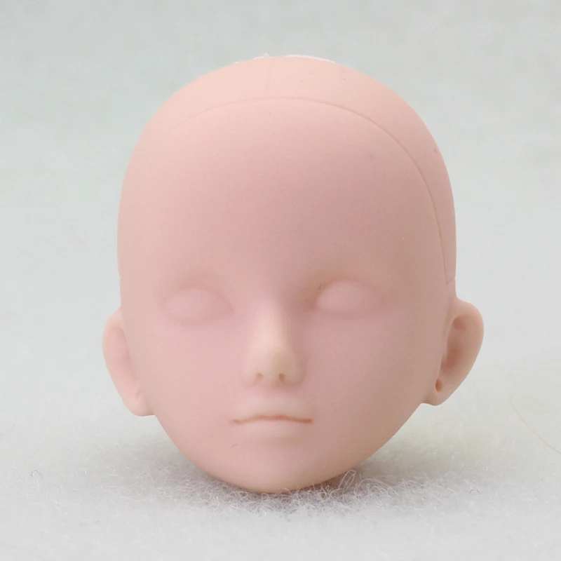 1/6 weiß Haut BJD Puppe Zubehör Praxis Make-Up Keine Augen Make-Up Puppe Kopf 30cm Weichen Ball Gliederpuppe Kopf