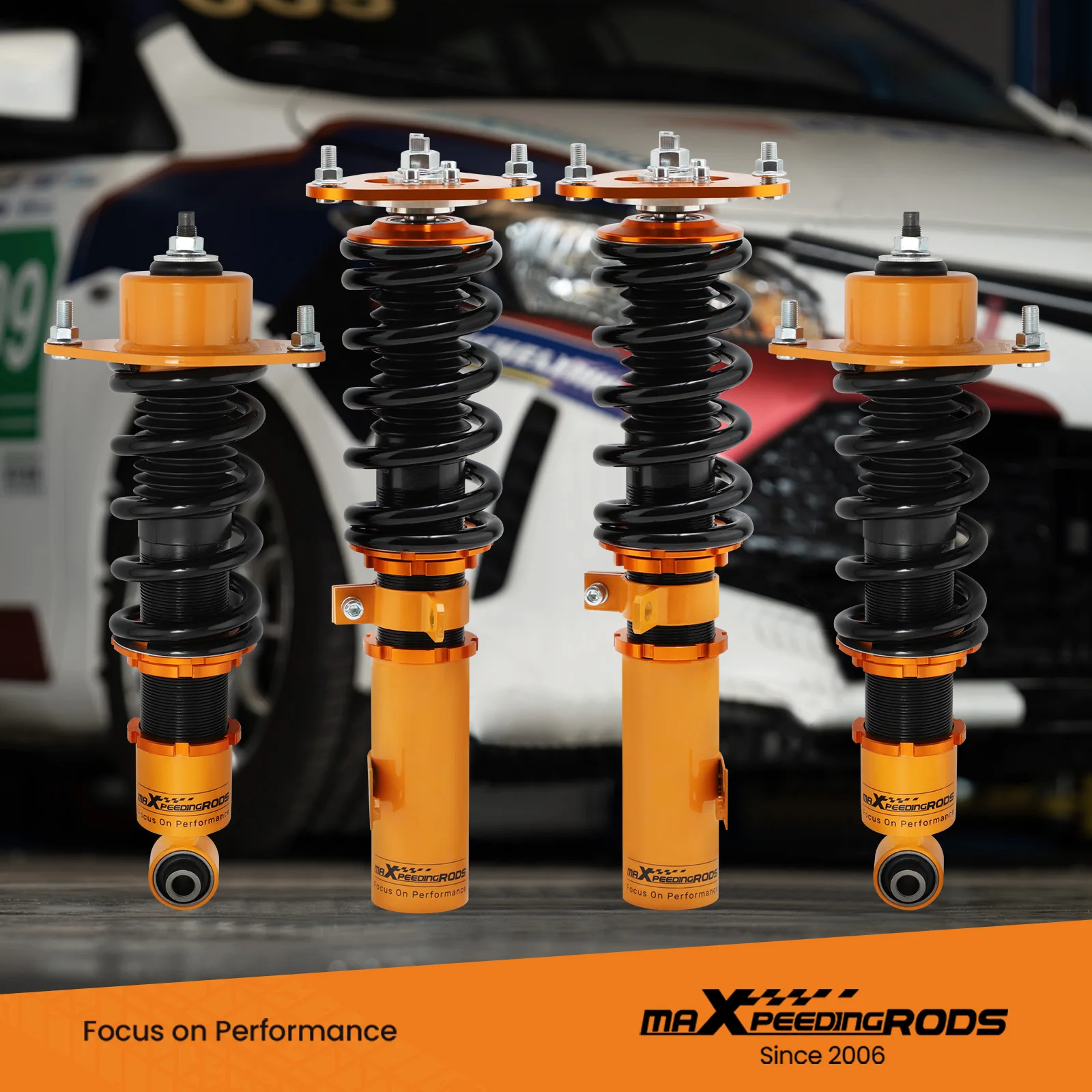 

Coilover Spring & Shock For Toyota Celica 00-06 ZZT230 ZZT231 Rear Rubber