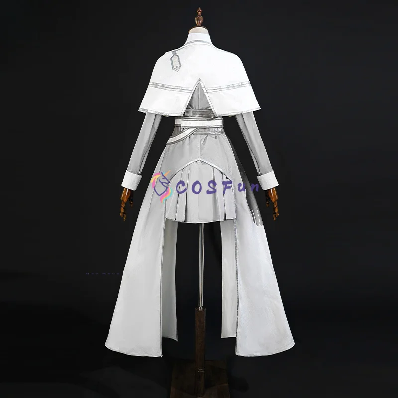 أزياء Sword Art Online Yuuki Asuna التأثيرية مجموعة كاملة من الزي الرسمي للعب الأدوار وحفلات الهالوين كرنفال للنساء COSFun