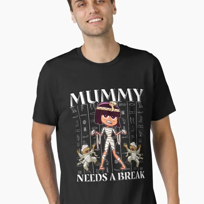 Mummy Needs A Break Funny Halloween Pun T-Shirt