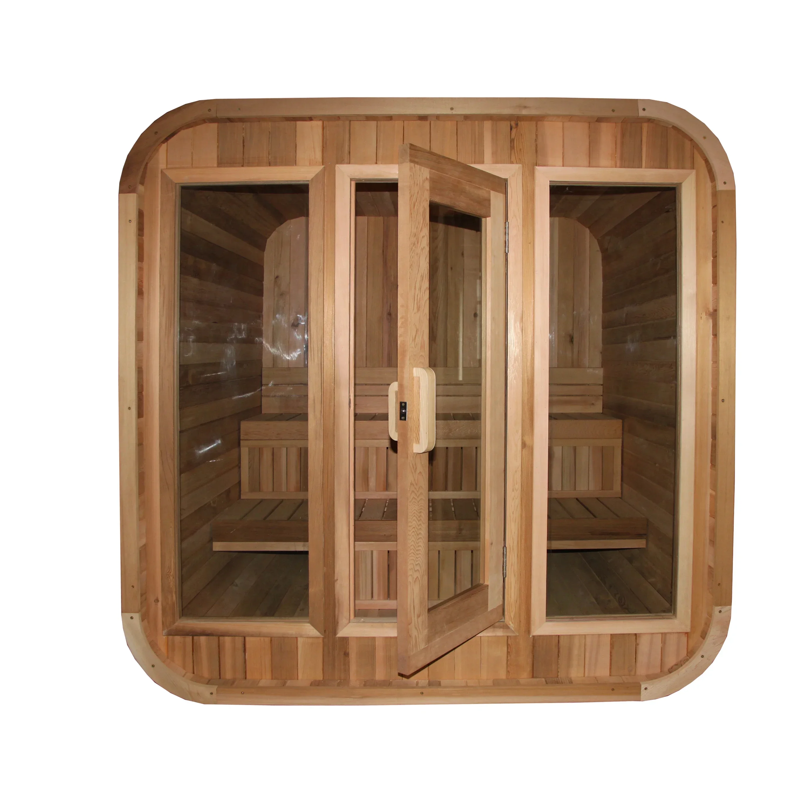 Dry Heat Steam Sauna Canadian Cedar Barrel Sauna Outdoor Cabin