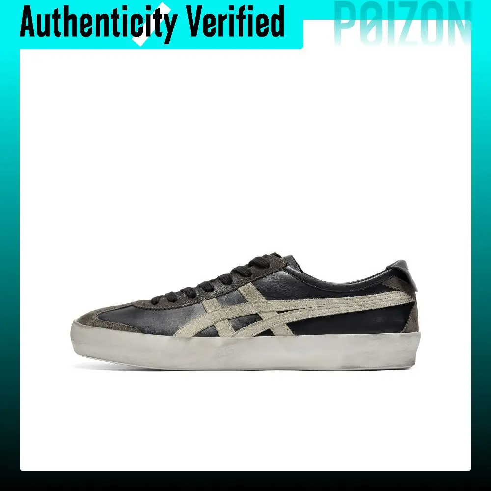 Onitsuka Tiger MEXICO 66 Abrasion Resistant Low top Casual Shoes Unisex Black White 1183C549-001