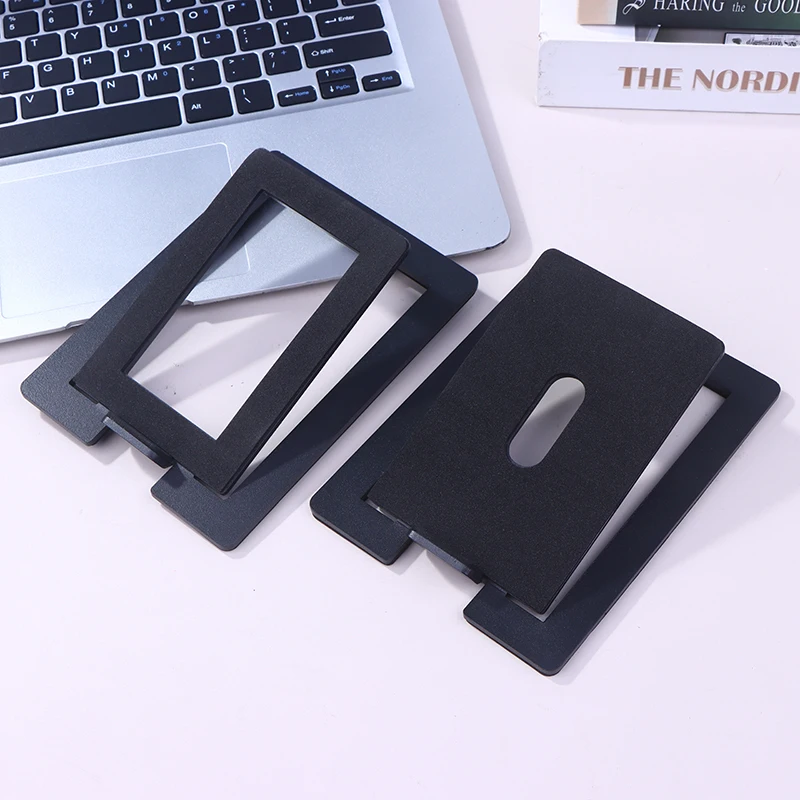 1 قطعة الكربون الصلب سطح المكتب حامل الصوت قاعدة امتصاص الصدمات وتحسين جودة الصوت قوس مكبر الصوت لمكبر صوت الكمبيوتر