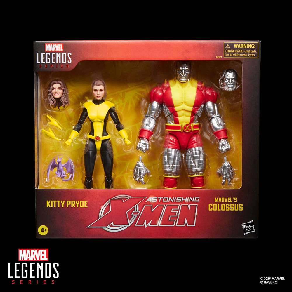

Коллекция фигурок Hasbro Marvel Legends Series X-Men Kitty Pryde & Colossus, 6-дюймовые фигурки в наборе из 2 штук, оригинальная модель, игрушки в подарок