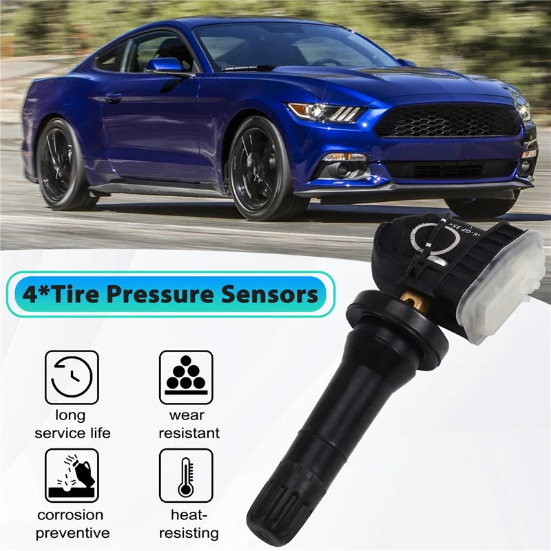 ABQB-F2GZ1A189A F2GT-1A189-AB 4 szt. Czujniki ciśnienia w oponach samochodowych do Ford F-150 Explorer Mustang Lincoln MKS MKT MKZ 2015-2019