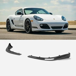 carbon fiber front lip for Cayman 987.2 09-12 R Type Front Lip 2 Pcs (Can not fit 987.1) Aerodynamics accessories