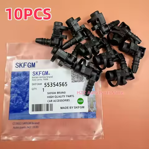 10PCS Throttle Valve Thermostat Body Heater Pipe Hose Connector NO: 55354565 55569809 For Chevrolet Cruze Epica Sonic Opel Astra