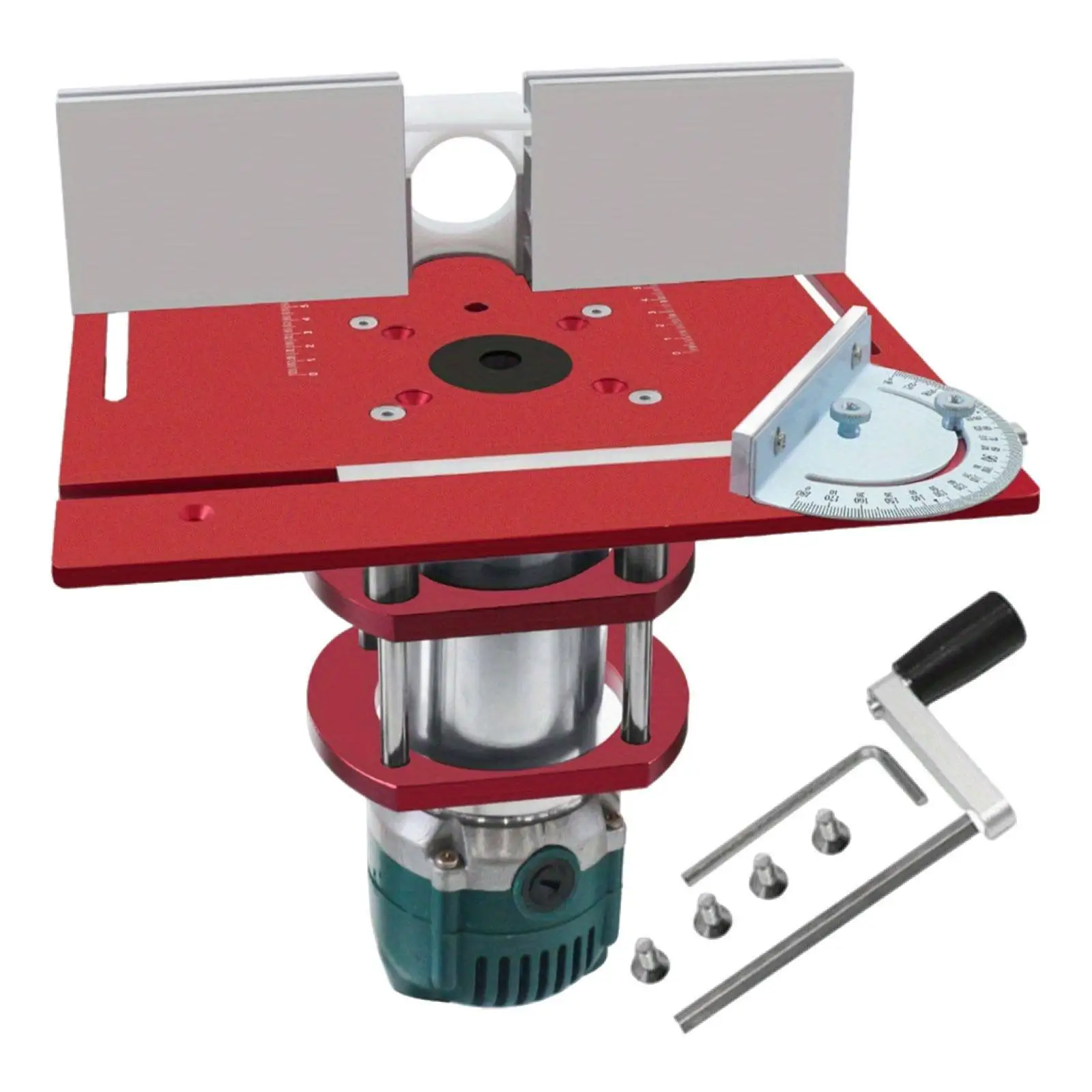 Router Table Insert Plate Wood Milling Flip Board Carpentry Tool Aluminum Engraving Auxiliary Tool Trimming Engraving Table