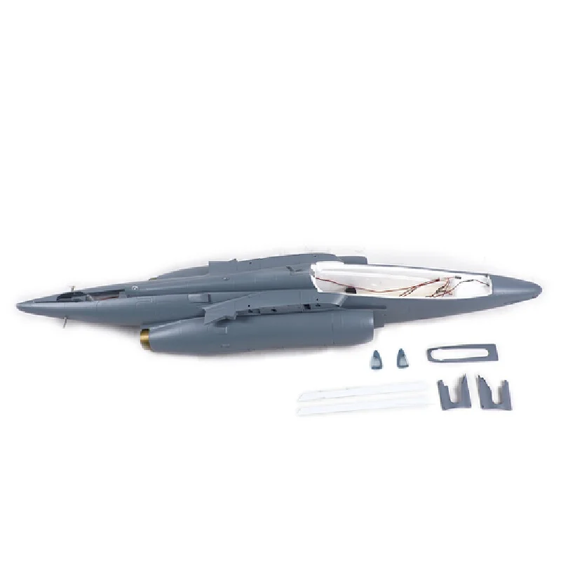 Xfly 80mm Alpha Grey Collection accessoires spéciaux corps de train d'atterrissage ailes principales queue verticale aile arrière horizontale
