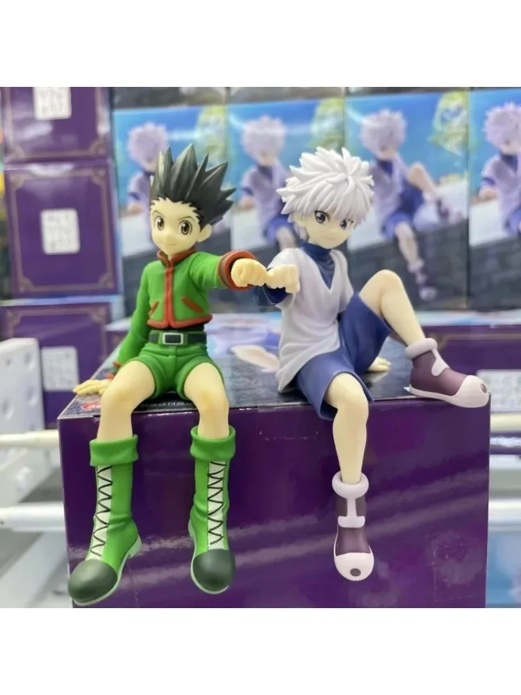 13 cm Hunter x Hunter Gon Freecss Figure d'anime Zoldyck Figurine modèle voiture ornements jouets cadeau