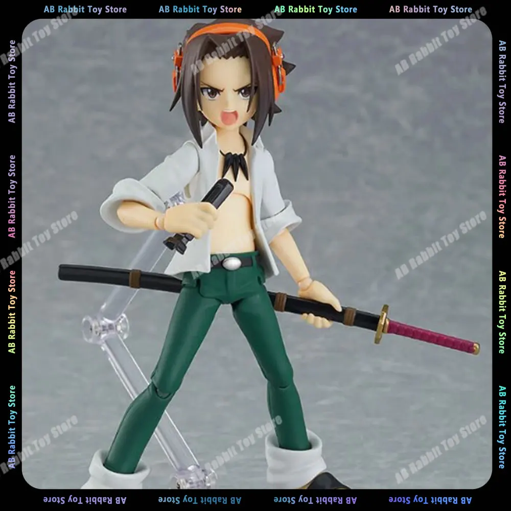 

Instock Original Figma 537 Yoh Asakura Anime Figure Mf Toys Shaman King Yoh Action Figurine Statue Collect Comic Models Toy Gift