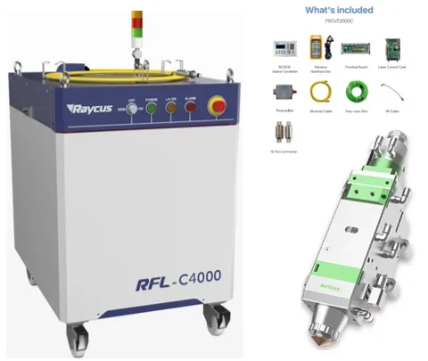 Machine de découpe 3000 x 1500, kit complet, source MAX 3000w + Raytols BM111 chaleur + Fscut2000 + bcs100