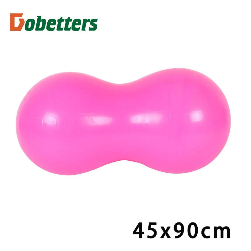 Thickened PVC Capsule Yoga Ball Explosion-Proof Peanut Yoga Ball Adult Fitness Massage Rehabilitation Training Ball