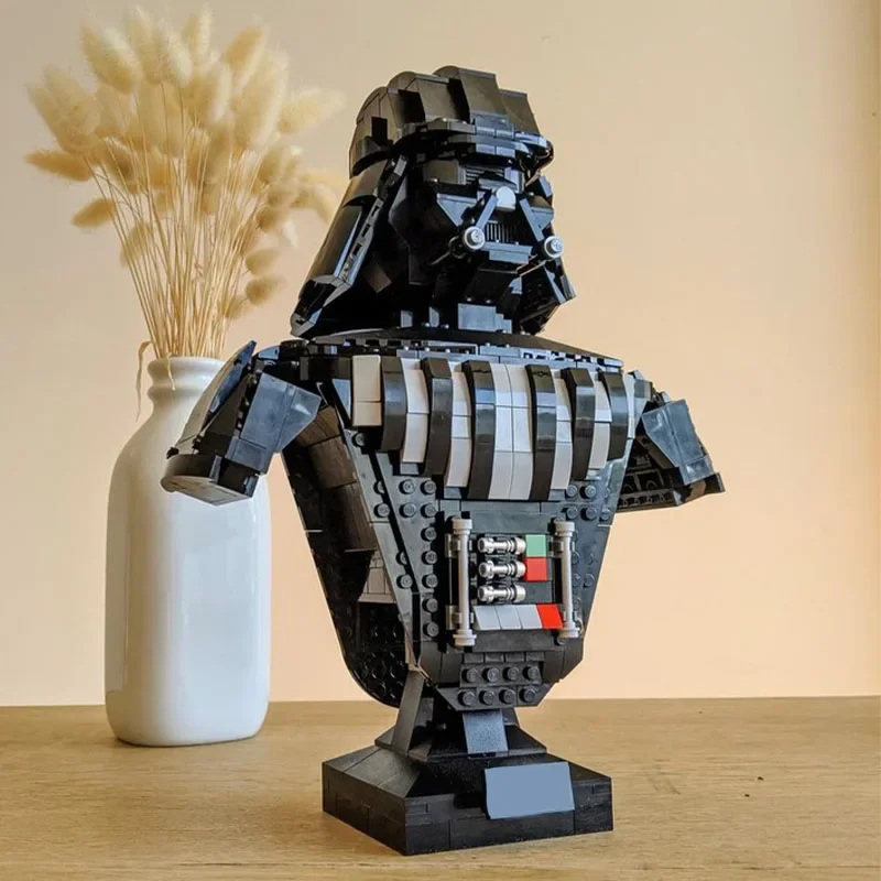 

1222pcs MOC Science Fiction Movie (STAR BATTLE)DarthVader Figure Helmet Series Building Blocks Model Festival Gift Toys for Boys