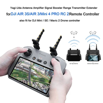 สําหรับ DJI Air 3 S/AIR 3 Yagi เสาอากาศสัญญาณ Booster Amplifier สําหรับ Mini 4 PRO RC2 รีโมทคอนโทรล 5.8 GHZ สัญญาณ Range Extender