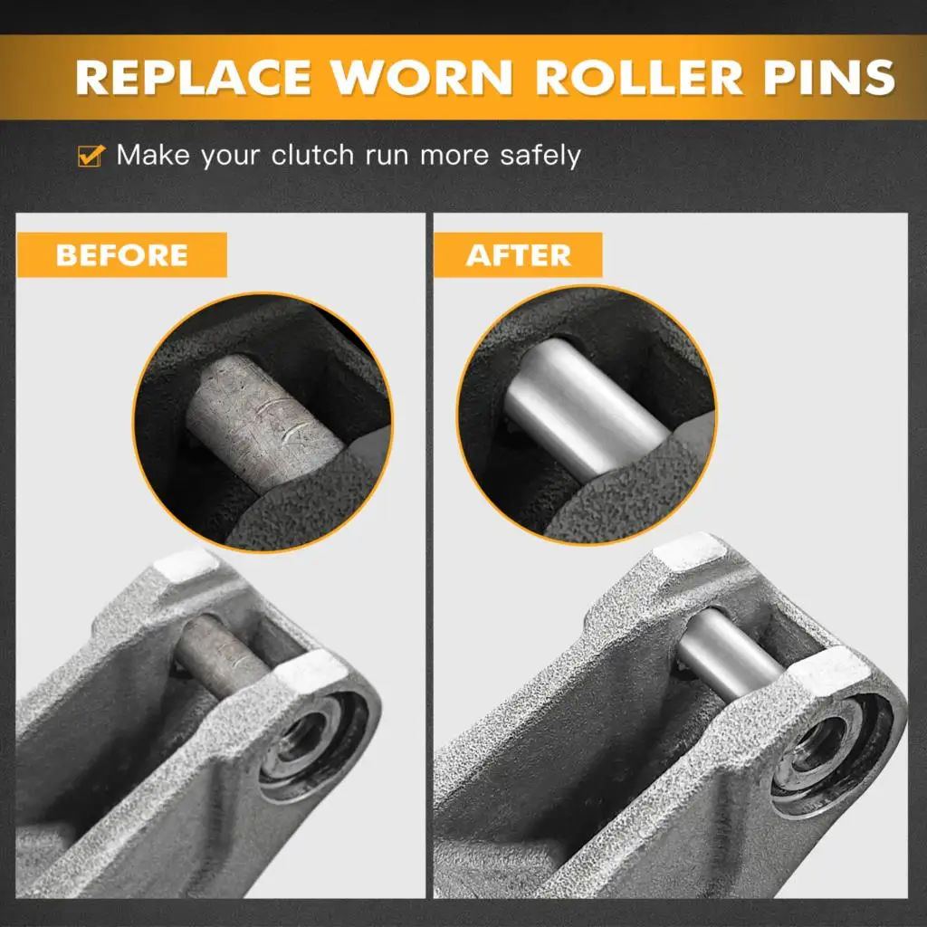 NICECNC 6PCS Primary Clutch Roller Pins Axle Roller For Can Am Maverick X3 Max Trail Commander Outlander Renegade Ryker TRAXTER