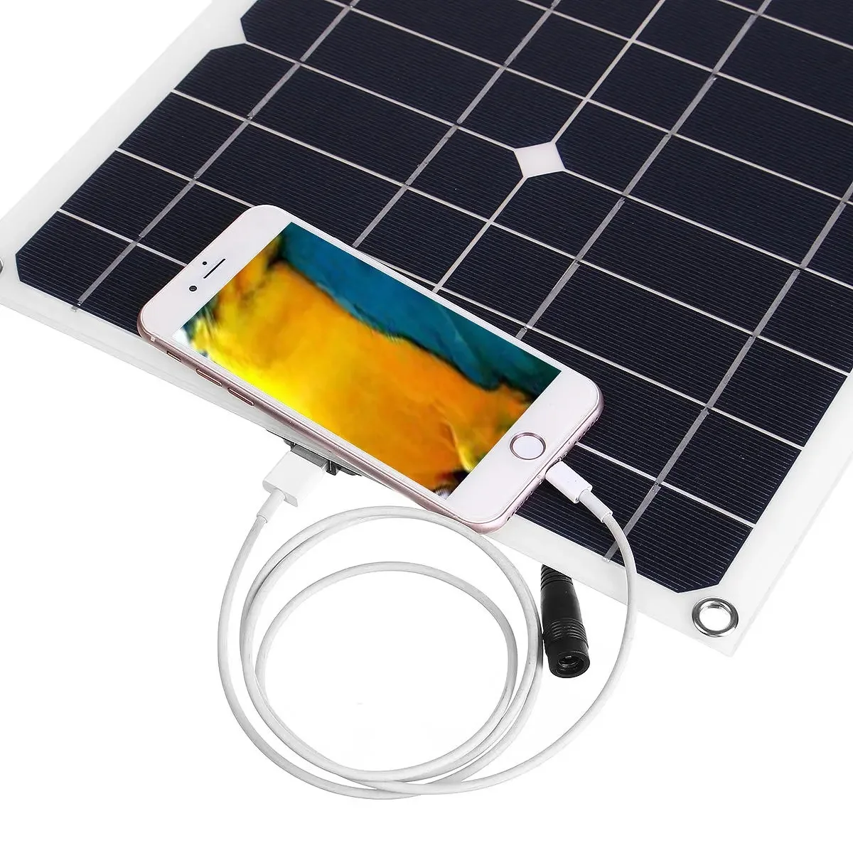 25W Solar Panel Single Crystal Flexible Portable Emergency 5V Dual USB Multi-purpose Mobile Phone Charging Solar Power Panel