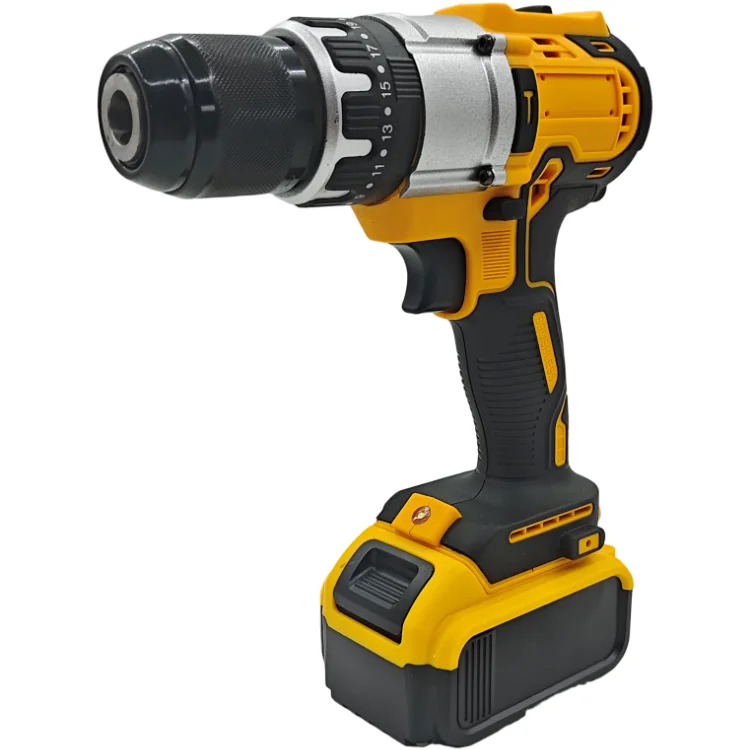 OEM Customizable 21V Brushless Lithium Battery Cordless Power Drill Set Electric Wrench Included in Hard Case