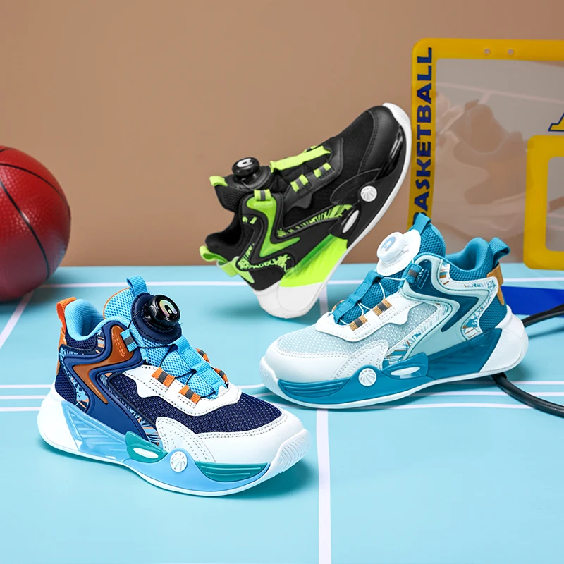 

Four Seasons Children's Fashion Sports Shoes Boys' Running Leisure Breathable Outdoor Kids Shoes Lightweight Sneakers Shoes