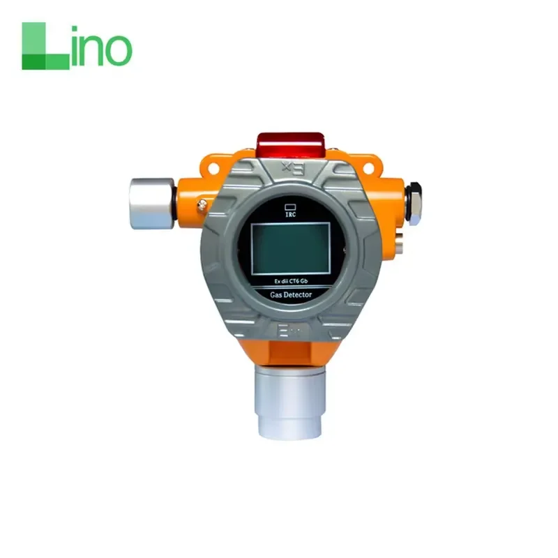 Lino LNd-S100 Fixed Type CO2 and H2S Detector 100ppm with Under 20S Response Time DC24V10% Aluminum Shell