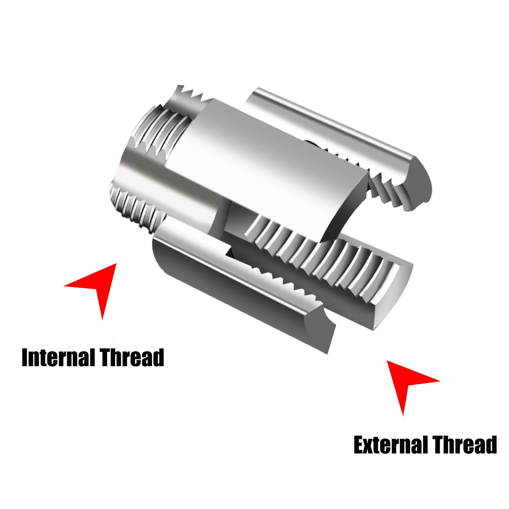 1/2'' & 3/4'' Water Pipe Thread Opener – Internal & External Integrated Tool For Electric Drill, Carbon Steel, Lightweight, Portable For Plumbers & DIY
