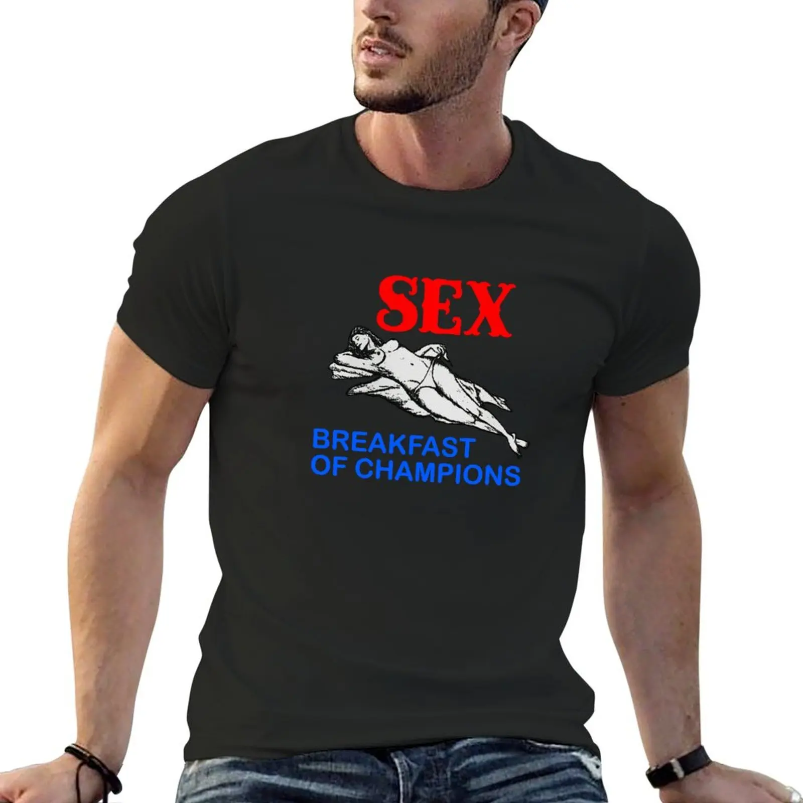 

breakfast of champions T-Shirt for a boy cute tops Men's t-shirt