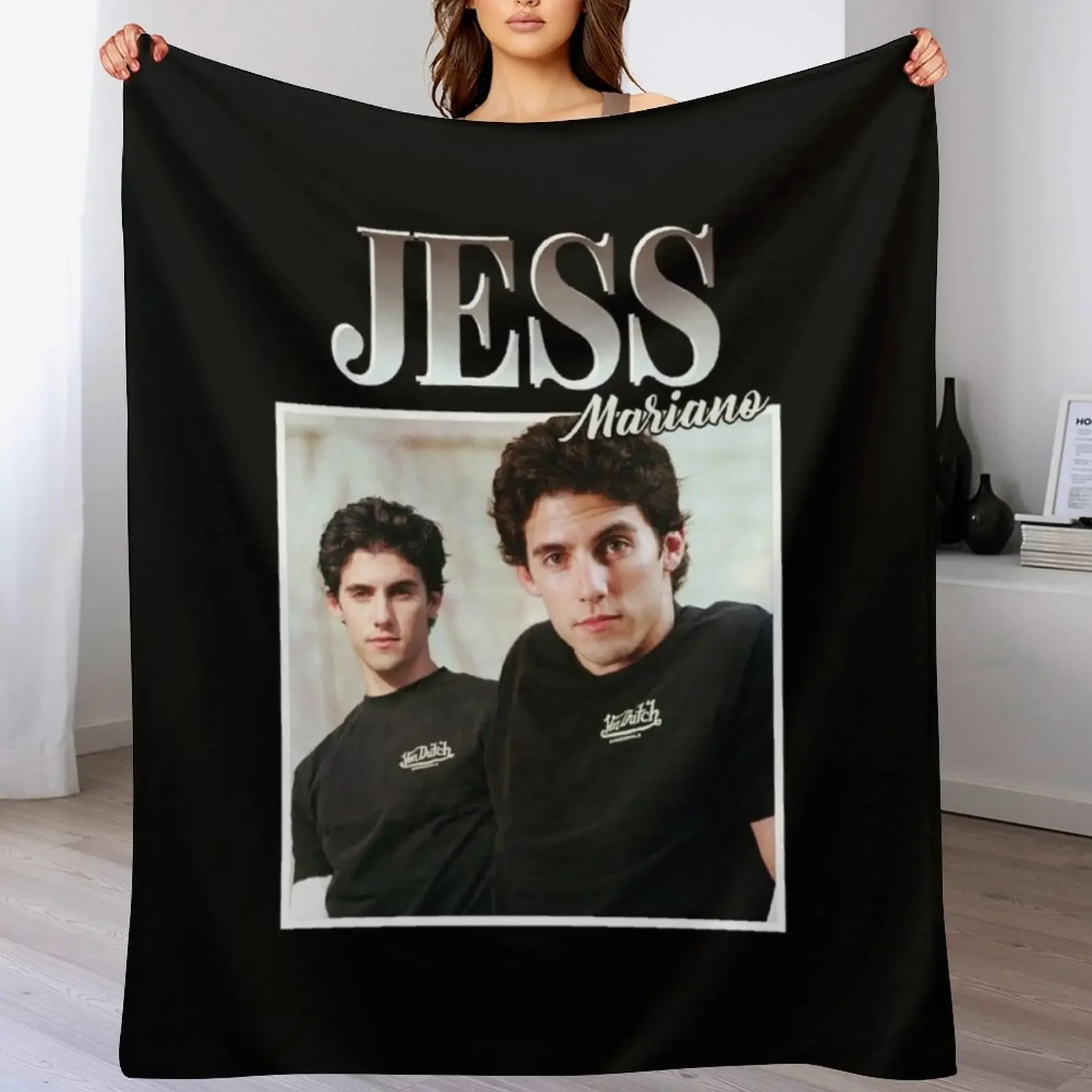 

Jess Mariano 90's Vintage Throw Blanket Thermals For Travel For Sofa Thin Blankets For Bed valentine gift ideas Blankets