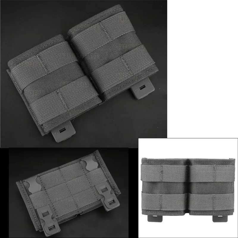 

FAST 5.56 Double Mag Pouch (Short) | Quick Draw MOLLE Compatible Low-Profile Magazine | For Wilderness Adventure Accessories