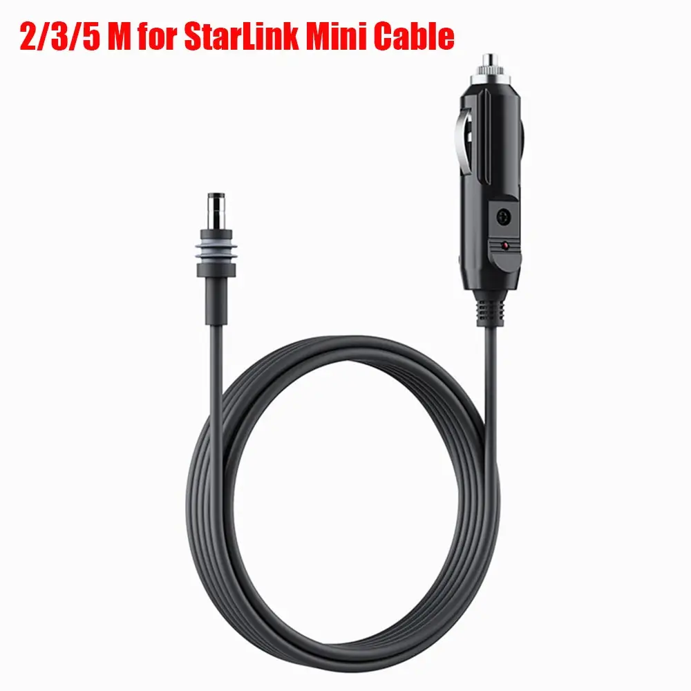 2M/3M/5M For StarLink Mini Cable Car Charger To DC Power Cable SPX MINI Cord Direct to Cigarette 12V Adapter DC Male to Lighter