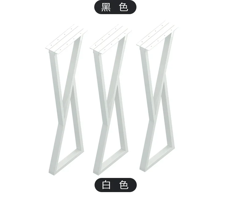 Pieds de barre support de table Simple pieds de table en fer forgé pieds de bureau commode Table bureau