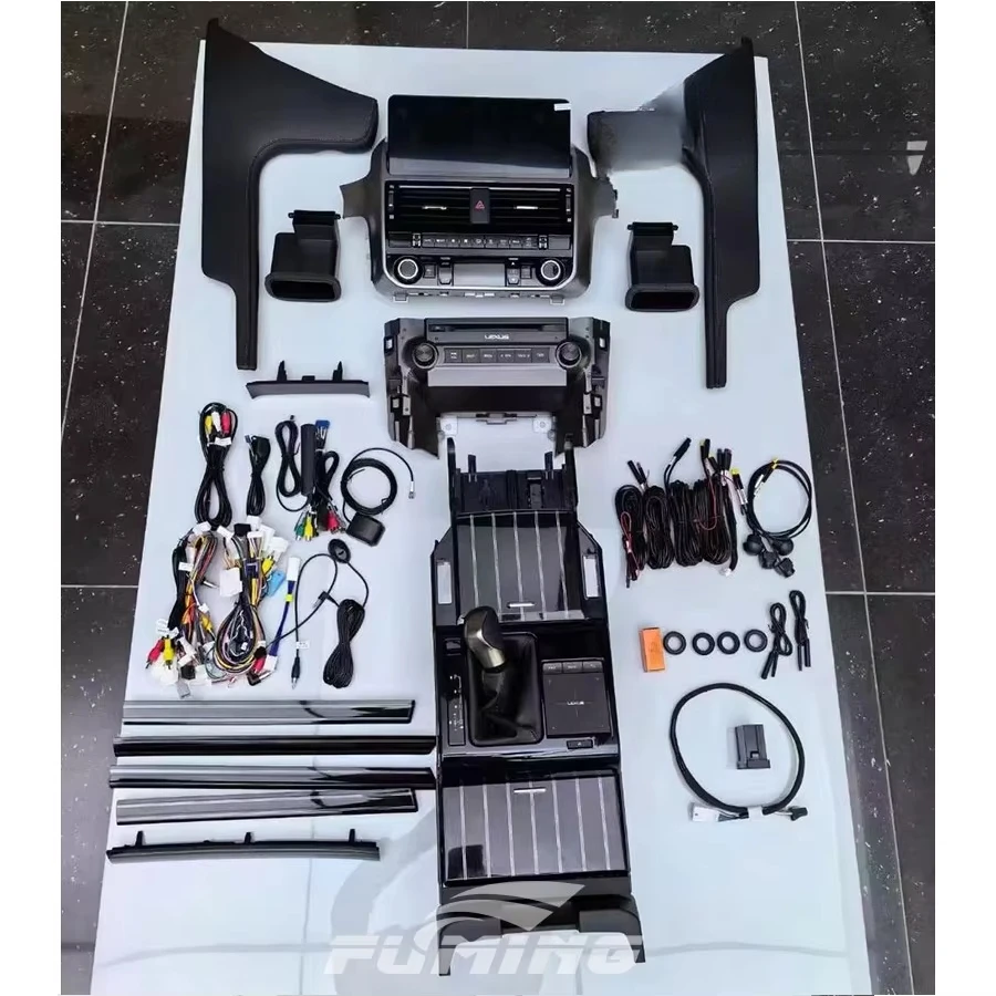 Central Control Instrument Panel and Gear Select Upgrade for Lexus GX460 with Large Screen Carplay