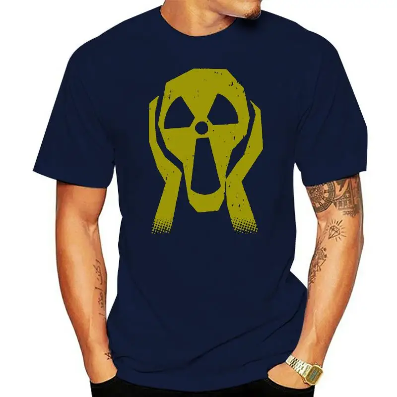 Radioactive Face T-Shirt Radioaktiv Atomar Atomkraft Atomkraftwerk Strahlung