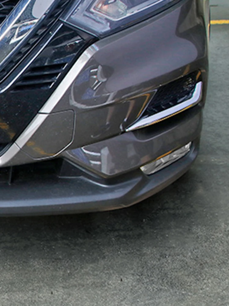 

Car Styling For Nissan Qashqai J11 2017-2019 Fog Light Lamp Eyelid Eyebrow Cover Sticker Trim Decorative Auto Accessorie