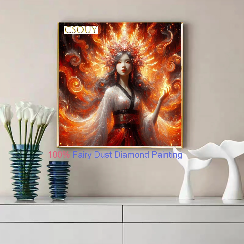 Classical Aesthetics Fairy Dust Square Drill Full Diy Diamond Painting Cross Stitch Crystal Embroidery Mosaic Decor Needlework