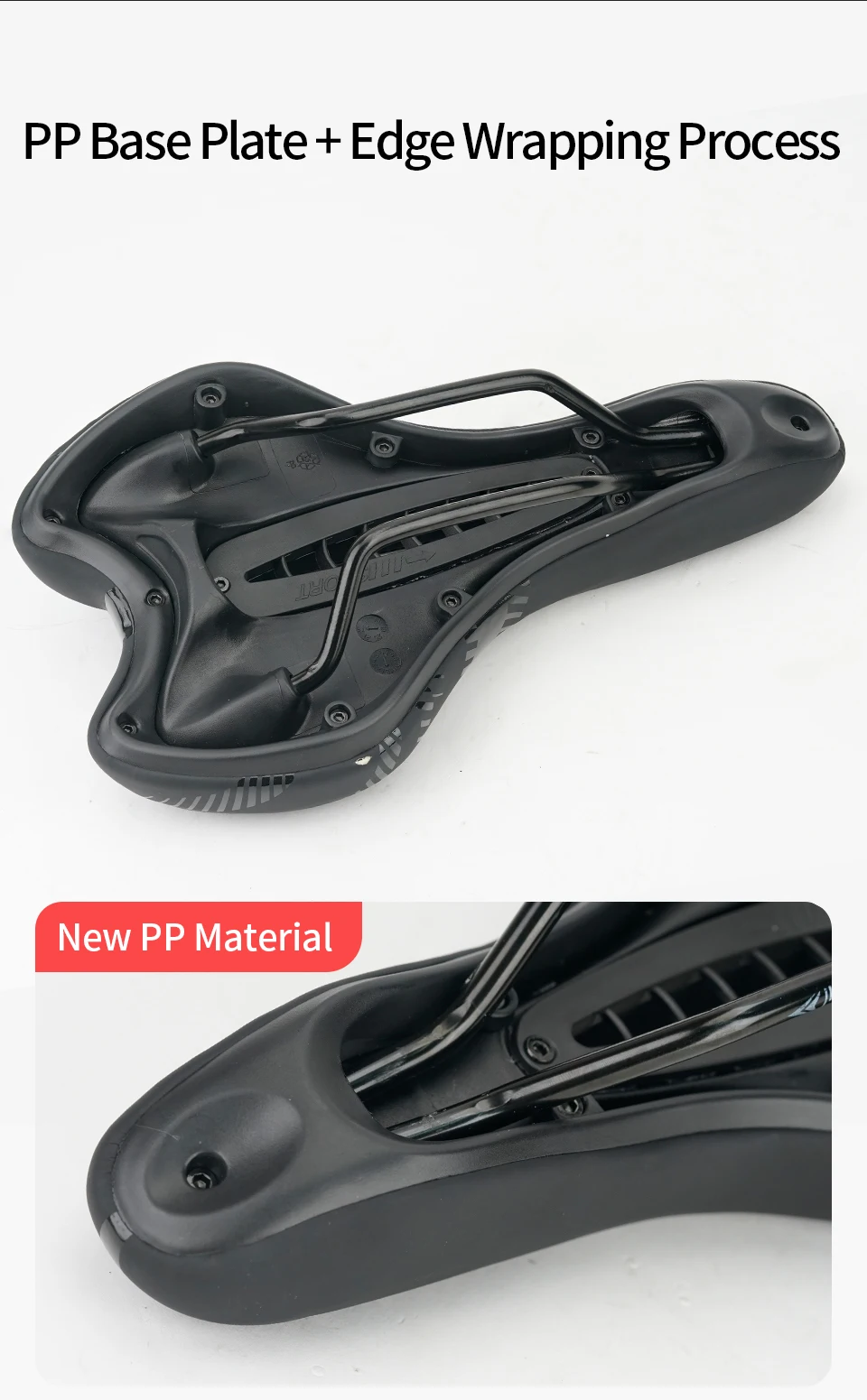 STEPONE Bike Saddle Mountain MTB Road Cycling Cushion Seat Exercise Soft Silicone Gel Shockproof Comfortable Hollow Saddle