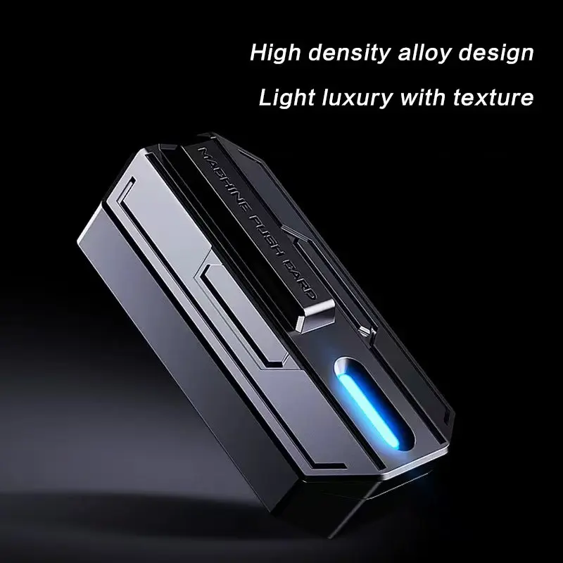 磁気プッシュスライダー 3 段階強力な強度金属 EDC ハンドスピナーそわそわおもちゃ自閉症感覚おもちゃ ADHD 不安ストレスリリーフ