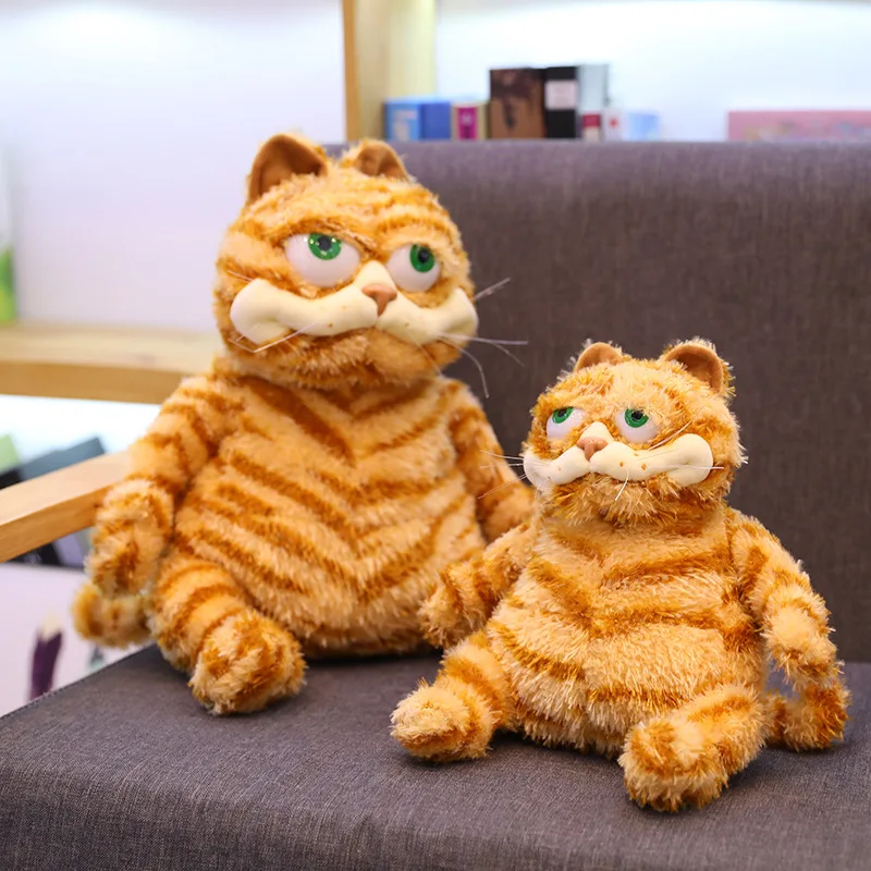 Cartoon Animation Garfield Cute Creative Cat Plush Stuffed Doll Children\'s Comfort Toys Home Furnishings Gifts for Boys Girls