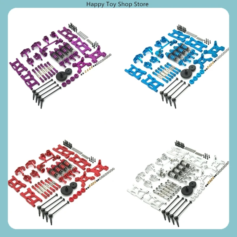 

​​WL 144010 144002 144001 124019 1/14 1/12 Scale RC Car Metal Upgrade Modification Spare Parts Kit​