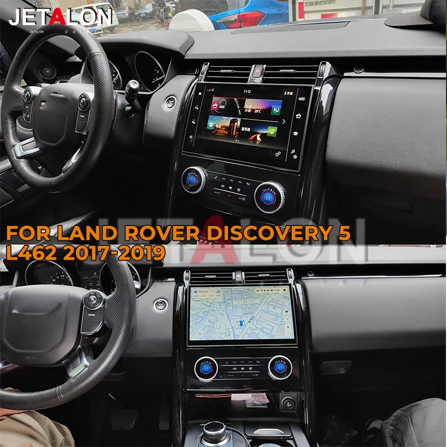 Android13 11.4inch Crurved Screen Car Radio For Land Rover Discovery 5 L462 2017-2019 Carplay 4G GPS Multimedia Video Player 360