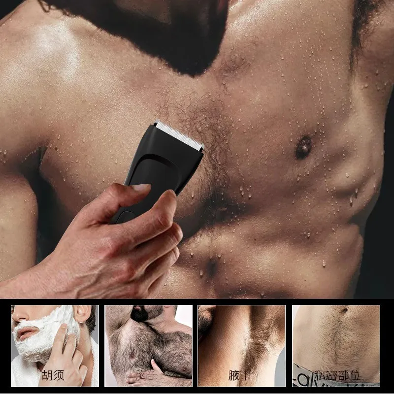 

Электрический триммер для волос всего тела для мужчин, включая устройства для удаления волос подмышек, ног, лобкового региона, зоны паха и теле.
