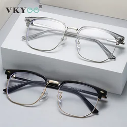 VICKY New Models of Versatile Anti-blue Light Glasses Fashion Eyeglasses Frame Simple Retro Can Be Customized Prescription