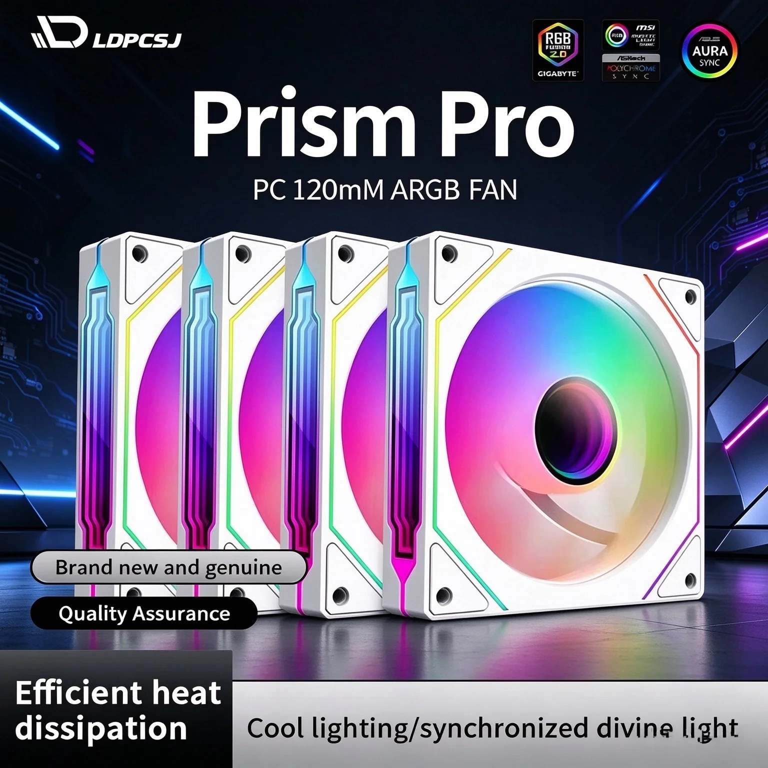 Desk Setup Lamp - LDPCSJ Prism 4 RS 120 mm