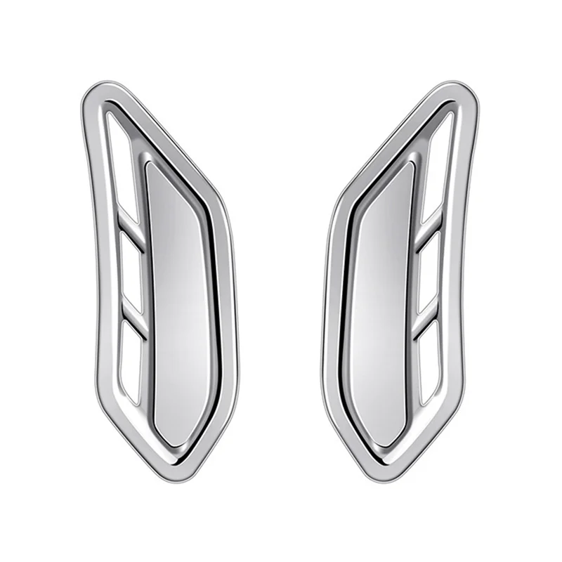 

Classy-Car Side Wing Air Flow Intake Cover Side Fender Trim Frame For Subaru Forester 2025 Silver