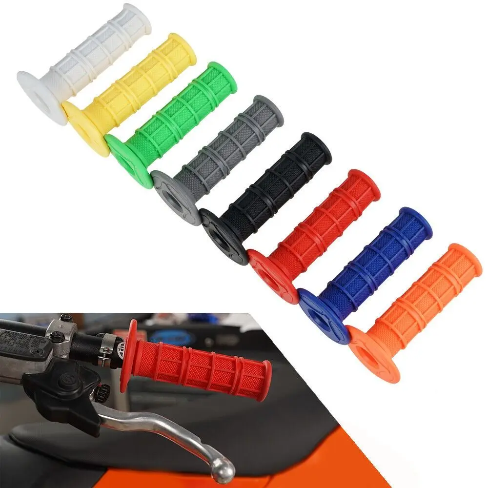 

Универсальные ручки для мотоциклов, мягкая резина, 22 мм, 7/8 дюйма, ручка дроссельной заслонки для велосипеда, аксессуары для мотоциклов, противоскользящие