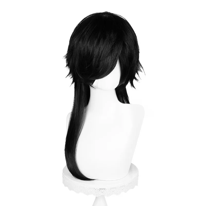 곱슬거림 방지 롱테일 중간 길이 헤어 퍼리 걸 연습용 남성 동성애자 60CM 유니버설 헤어라이징 탑 코스프레 가발